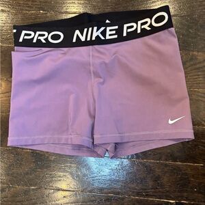 Nike Purple Athletic Compression Shorts